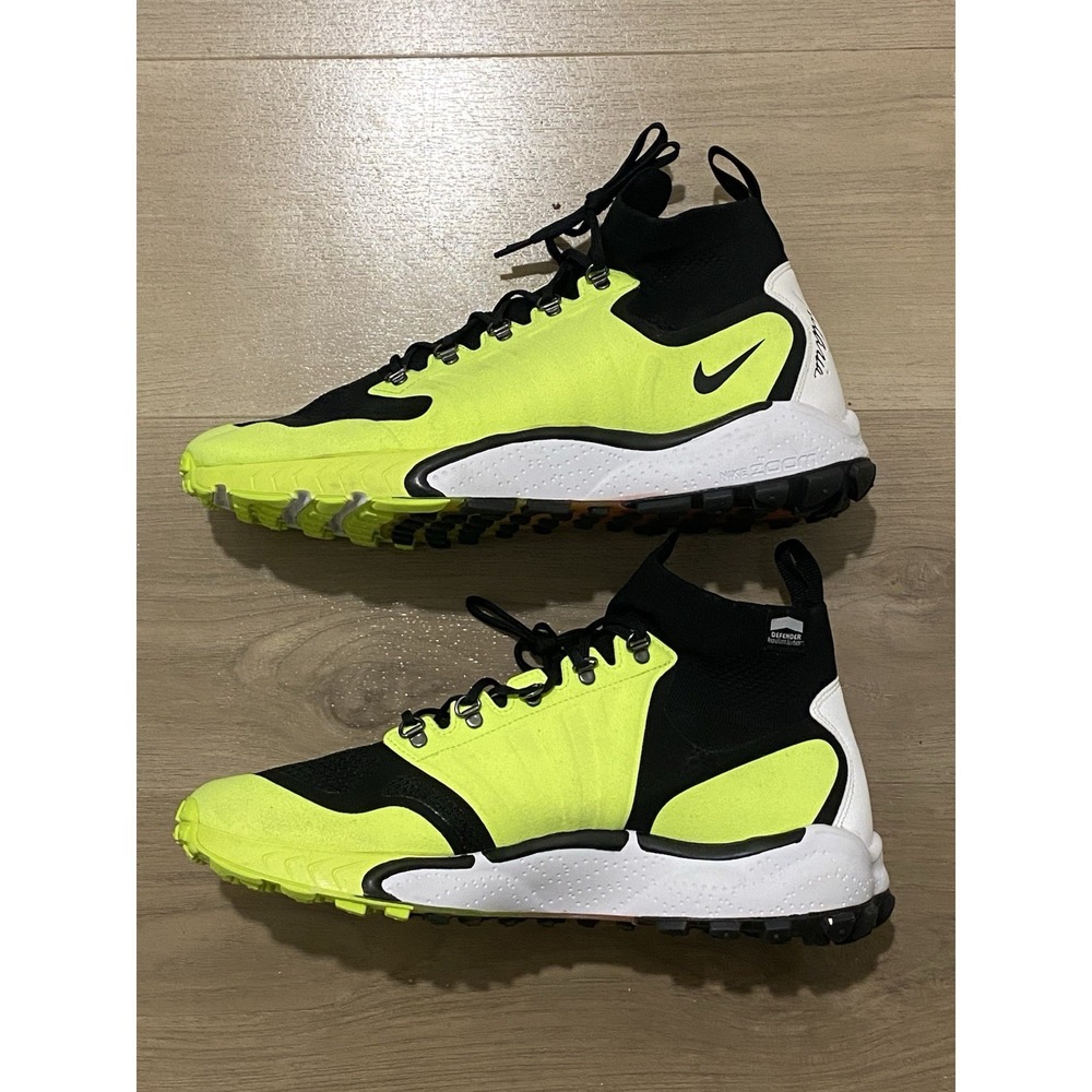 Nike Air Zoom Talaria Mid Flyknit OG Neon 856955-007 Size 11.5 - Picture 2 of 11